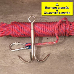 Kit d'aimant de pêche 660 lb avec corde par LORESO - Kit de pêche
